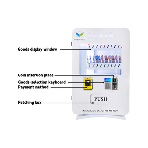Petite machine distributrice Wx-a53 Vfresh 24h, machine distributrice automatique sans personnel pour hôtel avec SDK et options de paiement multiples - Product Image 2