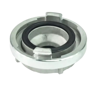 Raccord réducteur Storz raccord de tuyau d'eau en alliage d'aluminium pour la lutte contre l'incendie industriel B/100mm C/80mm marque HONG'AN opération facile