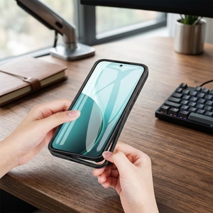 Capa Protetora Transparente 360 Graus para Telefone com Protetor de Tela Integrado Anti-queda Compatível com A6X <span class=keywords><strong>OPPO</strong></span> Reno15 - Product Image 6