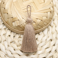 Pompoms suspendus pour vêtements, accessoires de couture, corde de suspension avec angle pur, glands écologiques, petites oreilles