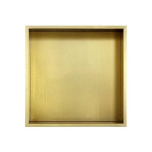 Étagère murale de salle de bain en or brossé, porte-shampoing de luxe, étagère de <span class=keywords><strong>douche</strong></span> - Product Image 1