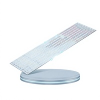 Circuit imprimé (PCB) en aluminium à LED multicanal haute densité personnalisable, 1,0 mm, 35 µm, sans plomb, HASL, pour éclairage, PCB OEM