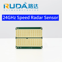 Module capteur radar de vitesse à faisceau étroit 24 GHz, direct usine, 320 m, 2-320 km/h, RS485 RS232 pour système d'avertissement de vitesse routière