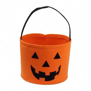 Seau de rangement en feutre pour Halloween, grande capacité, motif dessin animé, sac de transport pour enfants, sac de rangement pour bonbons de Pâques - Product Image 3