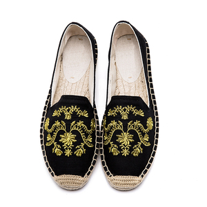 Tacvasecin — Espadrilles plates femmes, chaussures mocassins à enfiler, Espadrilles authentiques et originales faites à la main - Product Image 6