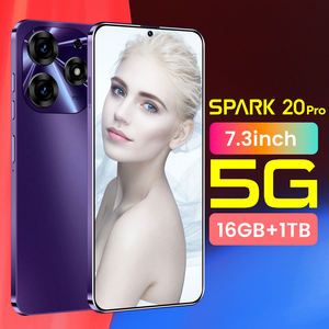 Ponsel pintar android Tecno spark 20 pro 5g, ponsel pintar android 2 sim, kamera keamanan tidak terkunci, ponsel baru dengan google play - Product Image 1