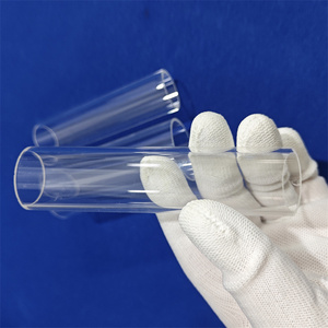 Высококачественная труба <span class=keywords><strong>Pyrex</strong></span> прозрачная боросиликатная прозрачная индивидуальная фурнитура из чистого кварца - Product Image 5