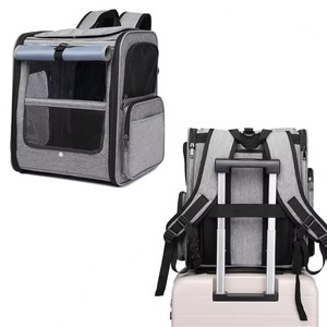 BSCI Factory Hot Selling Travel Weekend Expandable Pet <b>Carrier</b> <b>Backpack</b> Oxford Cute <b>Cat</b> <b>Backpacks</b> - Product Image 1