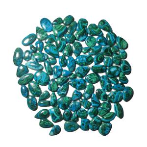 Perle de Chrysocolle Naturelle Malachite Guérison Pierres Précieuses Lâches Cabochon de Jade Quartz Blanc Lisse de Haute Qualité - Product Image 3