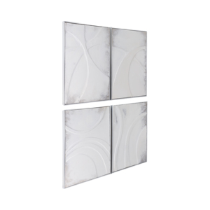 Set di quadri da parete con curve fluide e texturate per soggiorno, camera da letto, ufficio, sala da pranzo. - Product Image 5
