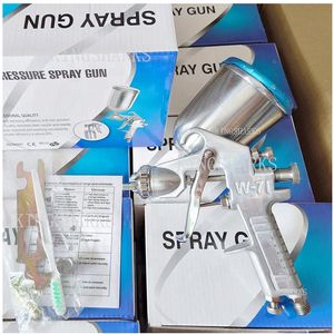 Pistolet de peinture économique W71 W71G W71S 1,5 mm 71, pratique et abordable, avec buse de 1,5 mm et gobelet latéral en métal de 400 ml - Product Image 3