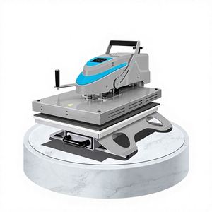 40x50 Interchangeable <b>Swing</b> Away Air Pneumatic Heat Press Machine with Drawer lanyard heat press machine used heat press machine - Product Image 1