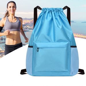 Custom Printing Waterproof Oxford Dry Wet Separation Swimming Basketball Bag Fitness Sport Travel <b>Drawstring</b> <b>Backpack</b> - Product Image 2