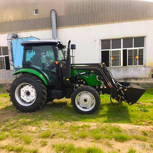 Mini Tractor de pie 4x4 con cargador diésel para jardín y pequeñas parcelas agrícolas - Product Image 1