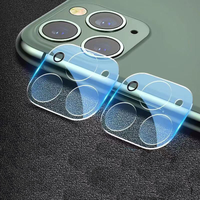 Verre d'appareil photo de téléphone portable 3D couverture complète objectif de caméra transparent clair pour iphone 11 12 13 14 pro max plus