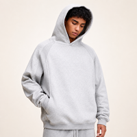 Sweat à capuche en molleton épais 340 GSM à panneaux incurvés et patchwork croissant, style streetwear euro-américain pour homme, fourniture marque privée