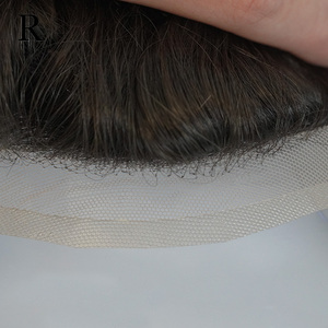 Richhair Nhà Máy Trực Tiếp Bán Người Đàn Ông Của Kinky Thẳng Tóc Giả Cơ Thể Làm Bằng Tay Sóng Remy Ấn Độ Tóc Giả Tóc Cho Thụy Sĩ Ren Bán Buôn - Product Image 4