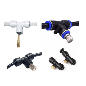 Trượt khóa phù hợp với vòi phun sương, 3/8 TEE đẩy trong kết nối nhanh chóng - Product Image 1