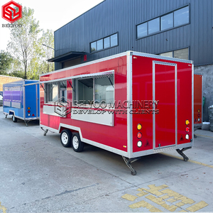 Modern Fully Equipped Mobile Food <strong>Trailer</strong> Aluminum <strong>Ice</strong> <strong>Cream</strong> Vending Truck with Concession Window <strong>for</strong> Candy Application - Product Image 2