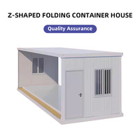 Maison de conteneur pliable modulaire en forme de Z Casas Prefabricadas détachables petite maison prête à expédier en acier