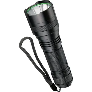 Aluminiumlegering led torch 5 w krachtige led zoom heads zaklamp oplaadbare led oplaadbare zaklamp