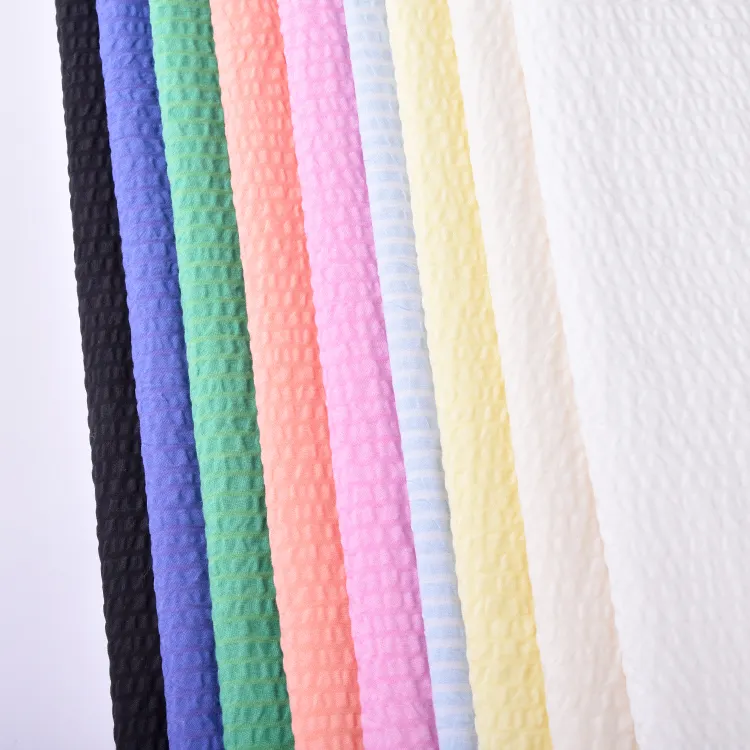 Nuovo Design tessuto stampato 110gsm 100% cotone stampato tessuti a righe per il vestito