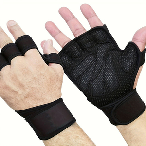 สายรัดข้อมือยกน้ำหนักแบบไม่พยุงข้อมือ สำหรับออกกำลังกาย ฟิตเนส ยิม ป้องกันฝ่ามือ - Product Image 1