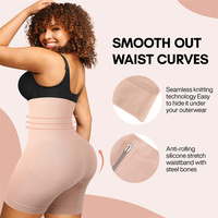 Nuevo Diseño Leggings Moldeadores de Cintura Alta y Levanta Glúteos Faja Pantalón de Control Tallas Grandes Ropa Interior Moldeadora con Relleno en la Cadera