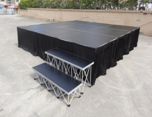 Portable lighting aluminum <b>stage</b> indoor and outdoor event <b>stage</b> - Product Image 2
