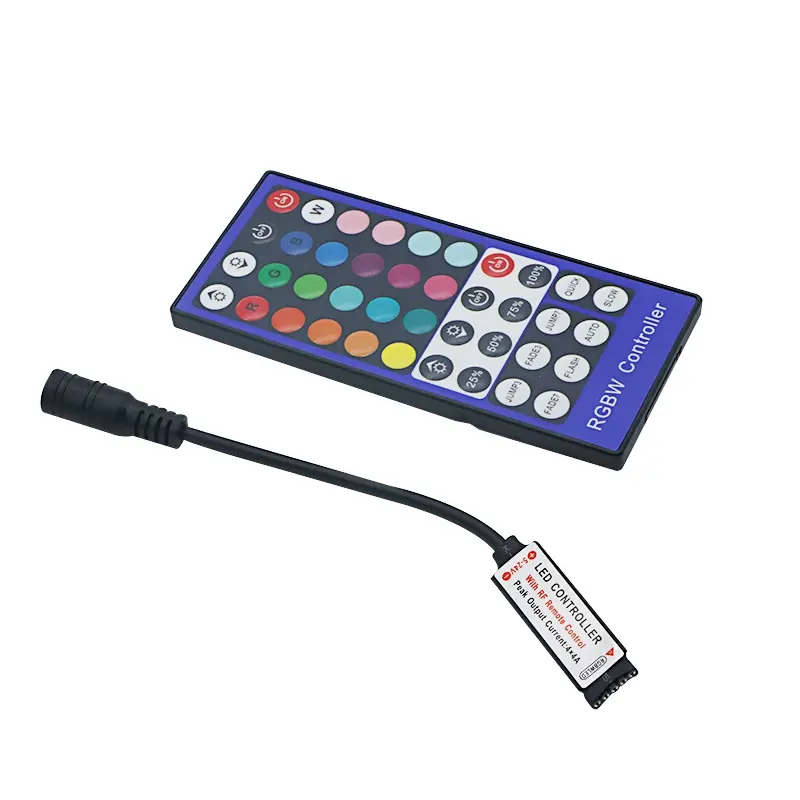 RGBW 40 Key RF Remote Controller for 3528 5050 RGBW LED Light Strip