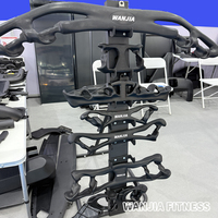 En Stock Accesorios para equipos de gimnasio Lat Pull Down Seated Polea Row Gym Fitness Pull Handle Metal Grip