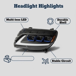 Wholesale Headlight Assembly For 4runner 2006-2009 Direct <b>Replacement</b> Headlamp Left Right Pair Waterproof High Quality - Product Image 2