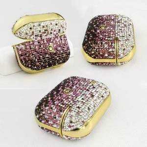 Diamant brillant pour <span class=keywords><strong>Airpods</strong></span> 4 pour Apple 1/2/3/4 génération écouteurs Anti-chute et haut de gamme Feel étui avec Gillter - Product Image 2