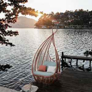 Columpio moderno uovo amaca Versatile per interni/esterni nuovo <span class=keywords><strong>Design</strong></span> casa Patio sedia a dondolo per cortile parco giardino - Product Image 1