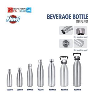 Botella de Agua Aislada de Doble Pared con Forma de Lata de Cola, 500 ml, Libre de BPA, Color Brillante, para Camping y Gimnasio - Product Image 4