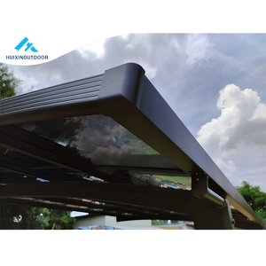 Nouvelle conception de toit en polycarbonate, auvent extérieur imperméable au soleil, structure en aluminium, abri pour voiture, auvent arqué, <span class=keywords><strong>carport</strong></span> solaire en métal - Product Image 3