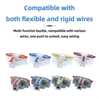 T-förmiger 3-Pin Schnellverbinder Stecker-Buchse-Adapter Push-in-Hebelklemme Kabelverteiler für LED-Beleuchtung & Automobilbereich