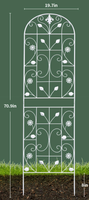 Lot de 2 treillis de jardin en métal blanc robuste anti-escalade pour les amateurs de fruits tropicaux et les passionnés de brassage maison