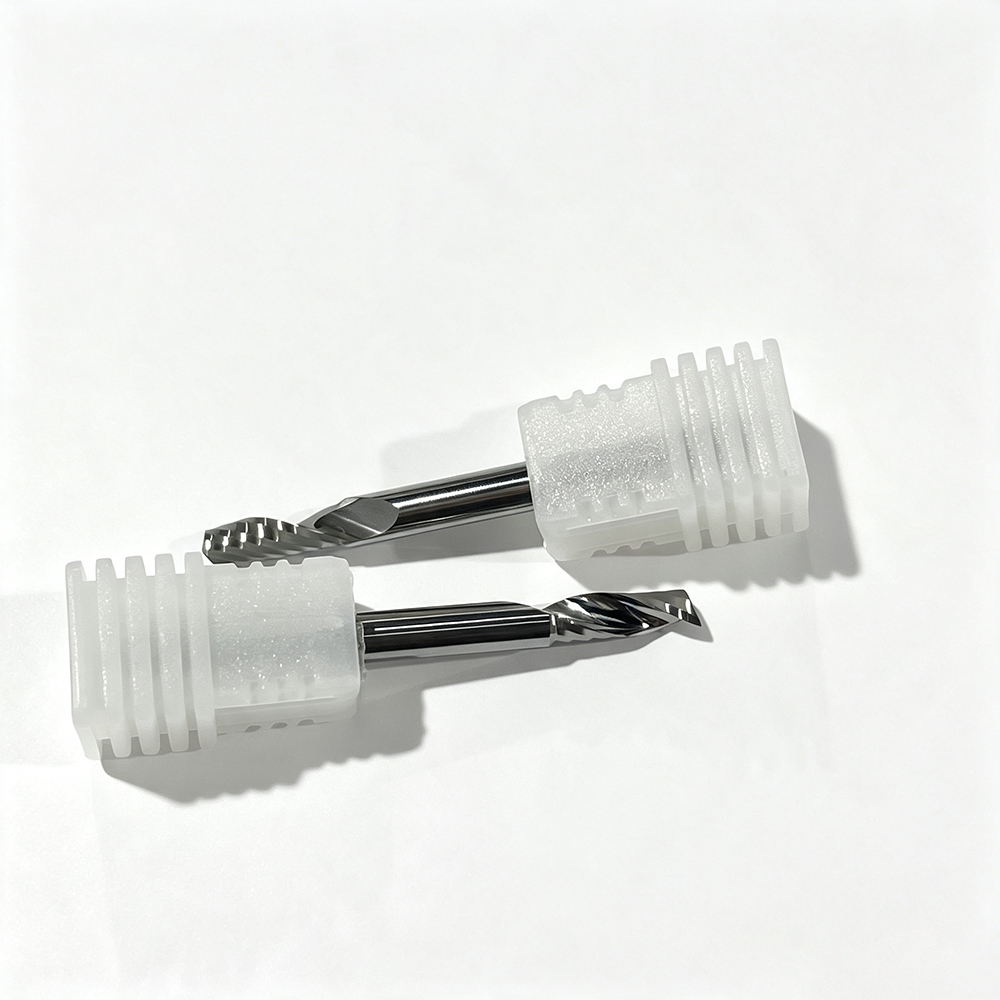 jewelwin Premium Single Flute Carbide End Mill for Arylic, High Gloss Finish, CNC Milling Cutter · image 2
