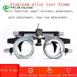 กรอบแว่นตาไทเทเนียมปรับได้ รุ่น WZ-YG003 พร้อมเลนส์ไทเทเนียมสำหรับทดสอบสายตา อุปกรณ์ตรวจวัดสายตา - Product Image 6