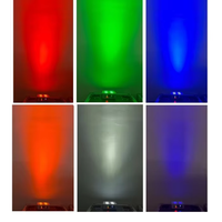 Projecteur LED Par sans fil DMX IR à piles avec étui 4x18W RGBWA+UV 6 en 1 Projecteur Par sans fil pour mariage disco
