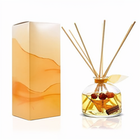 Diffuseur à roseaux miniature 50 ml, flacon en verre, sans alcool, huile essentielle d'aromathérapie pour la maison, la chambre, l'hôtel, parfum d'ambiance