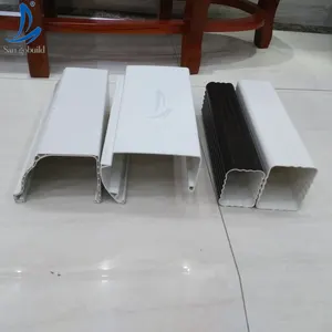 Iniş boruları ve aksesuarları PVC yağmur suyu toplayıcı renk siyah olukları upvc oluk bangladeş