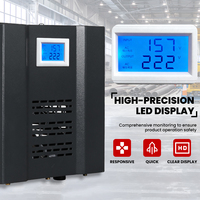 Stabilisateur de tension automatique certifié CE à haute efficacité SVC-3000VA monophasé 220 Vca avec moteur servo en cuivre, directement de l'usine WF.EL