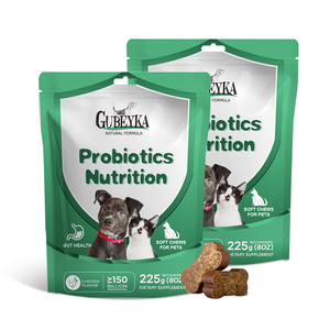 Etiqueta privada Masticables suaves Cuidado <span class=keywords><strong>de</strong></span> mascotas Intestino Salud digestiva Trata Suplementos nutricionales preprobióticos para mordeduras para perros y <span class=keywords><strong>gatos</strong></span> - Product Image 2