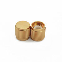 Boutons de commande en aluminium massif de petite taille pour potentiomètre, encodeur, interrupteur, pour arbres à dents et arbres en D