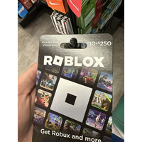 Carte-cadeau Roblox personnalisée de 100 $ en plastique, 10 000 Robux, service mondial, OEM/ODM disponible, garantie 1 an, livraison rapide