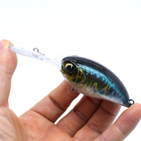 Appât artificiel dur flottant plongeur profond 62mm 20g plongée 3m-5m manivelle leurre leurres de pêche