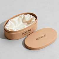 Boîte de parfum personnalisée avec logo imprimé, emballage en carton, boîte cadeau en papier, emballage de luxe, boîte de parfum cylindrique avec doublure en soie