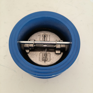 Nhà máy bán buôn gang Wafer kiểm tra van, van kiểm tra đĩa đôi thủy lực, van kiểm tra hai tấm để sử dụng nước. OEM - Product Image 6